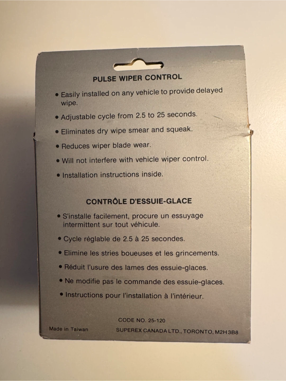Vintage UNOPENED Supertronic Pulse Wiper Control - photo 3