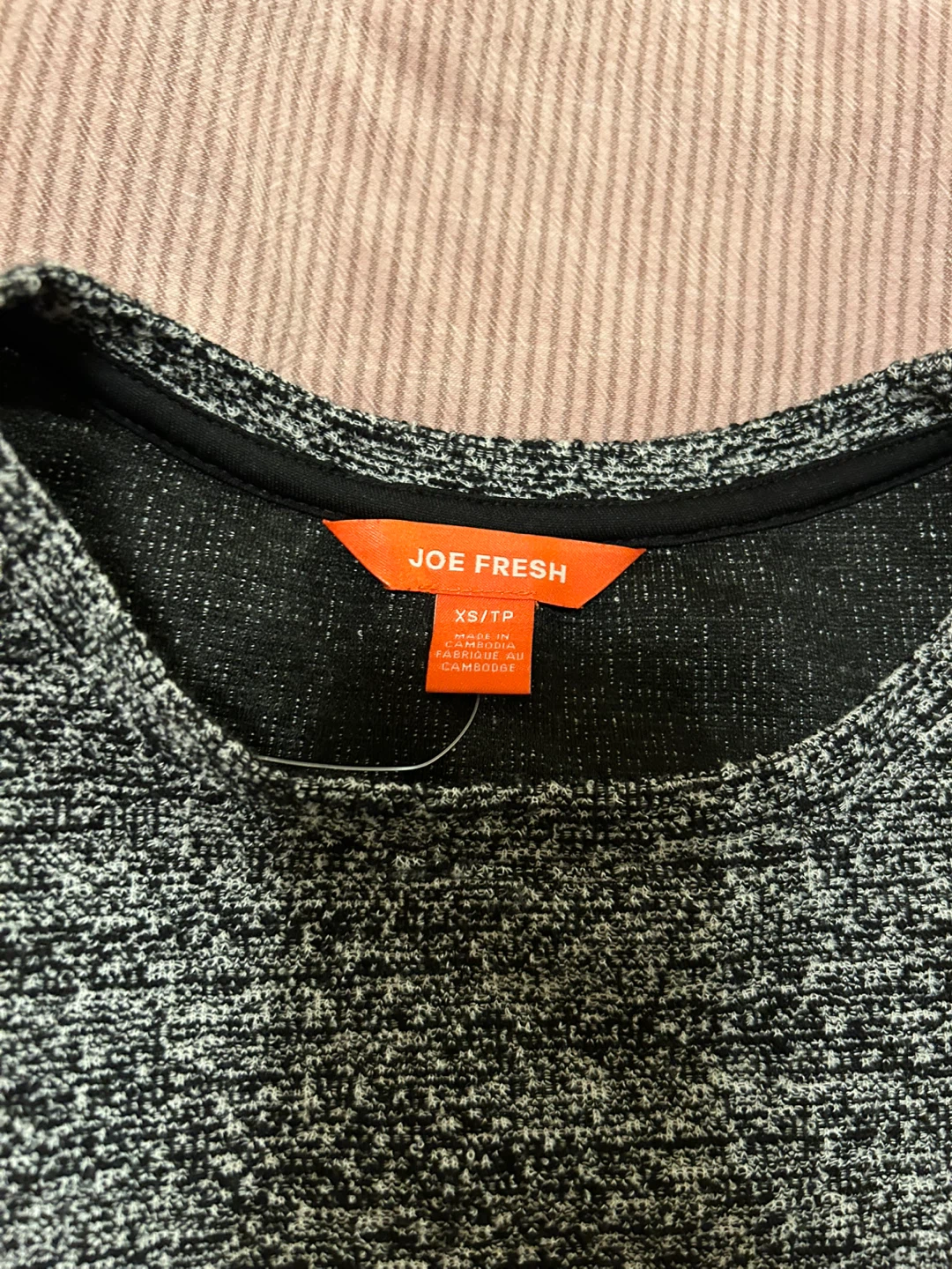 Joe Fresh Grey Marled Crew Neck Sweater XS/TP - photo 2