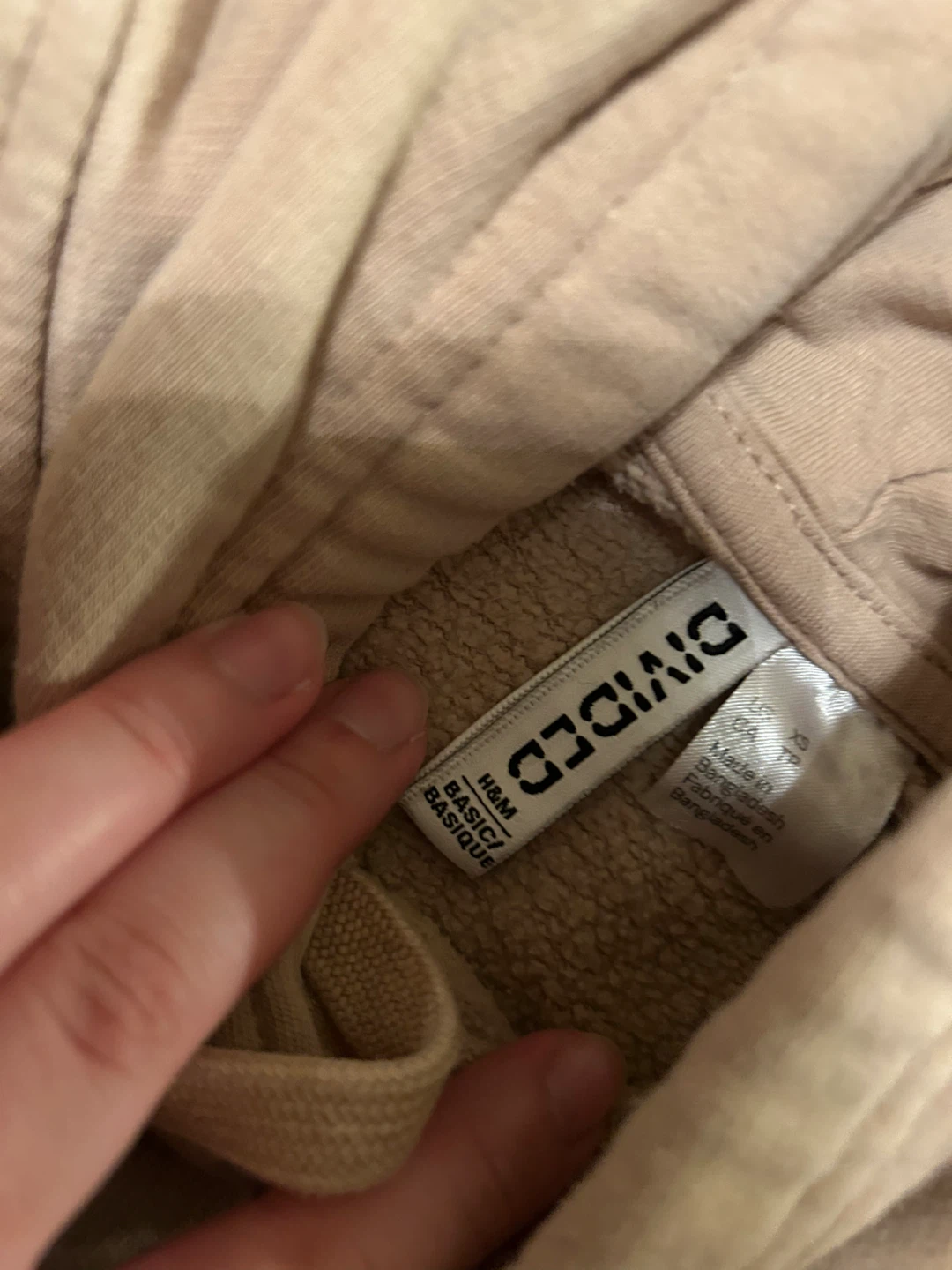 H&M Divided Hoodie - Beige - XS - photo 2