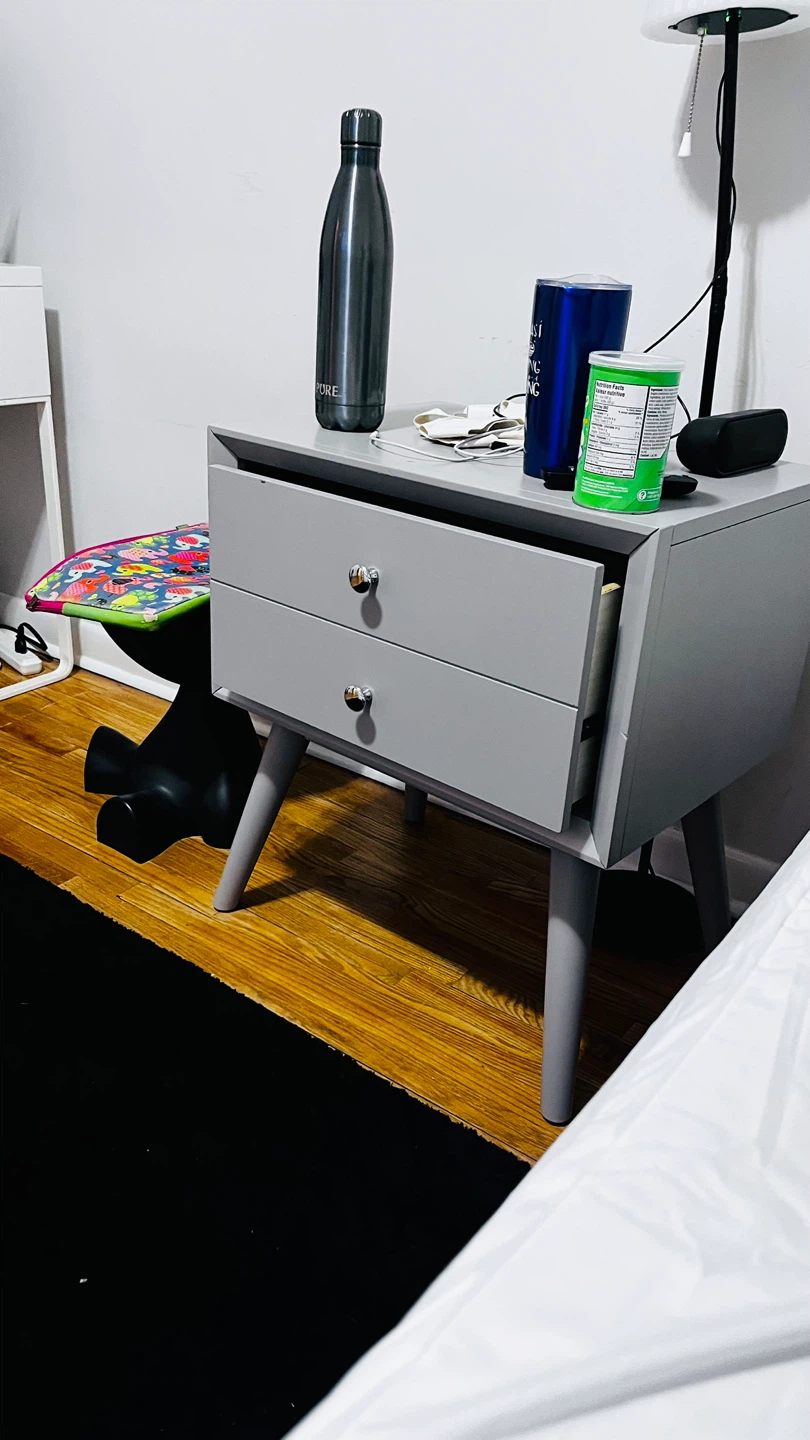 Grey Nightstand