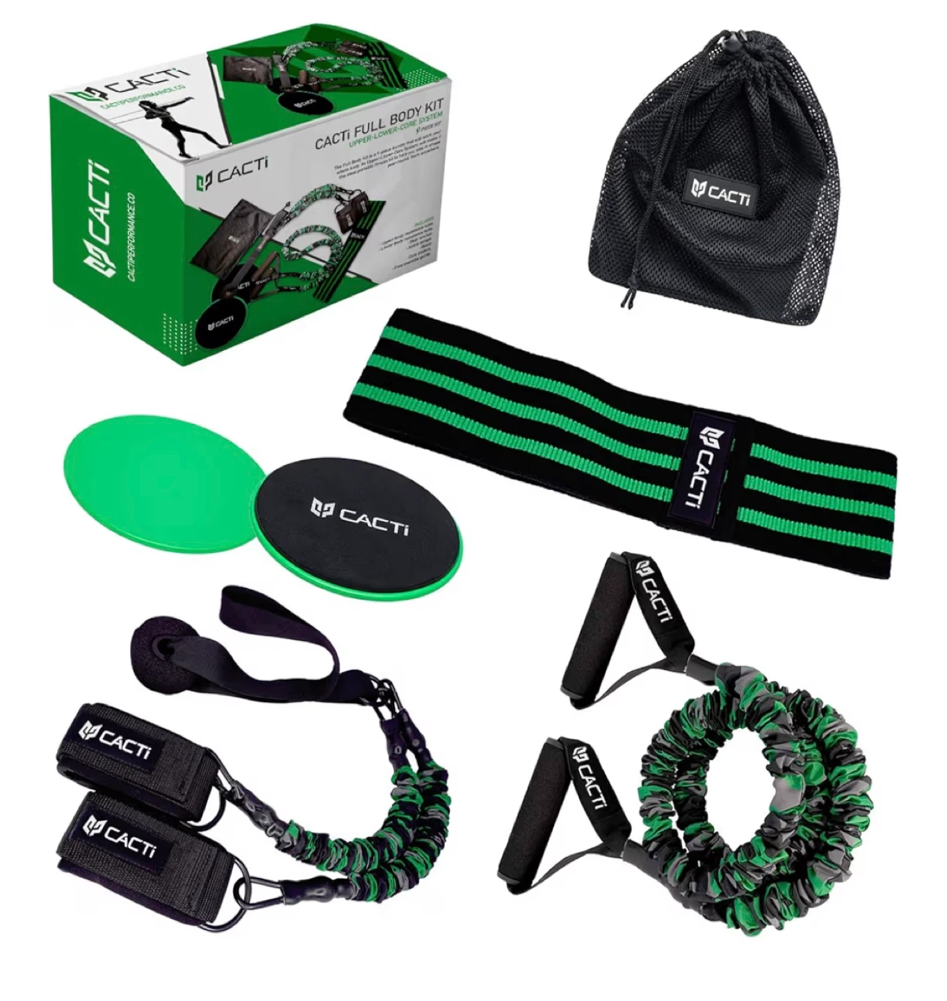 CACTI Full Body Kit Upper-Lower-Core System 9 Piece Set