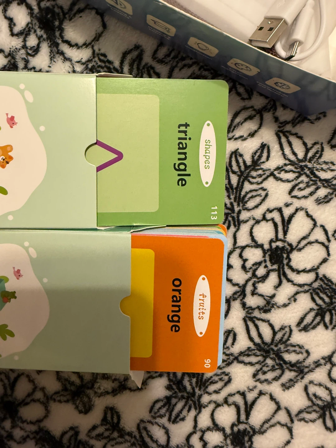 Kids toddle talking flash cards Boys and girls - Pink - photo 3
