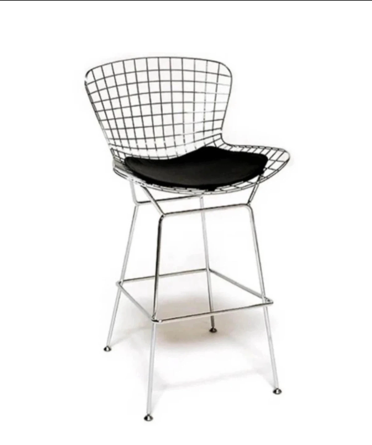 2 kitchen bar stool - chrome