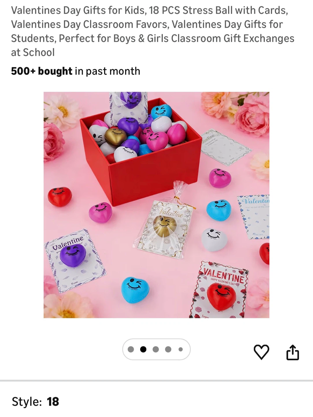 Brand New 18 PCS Valentine's Day Stress Balls and Gift Cards - photo 2