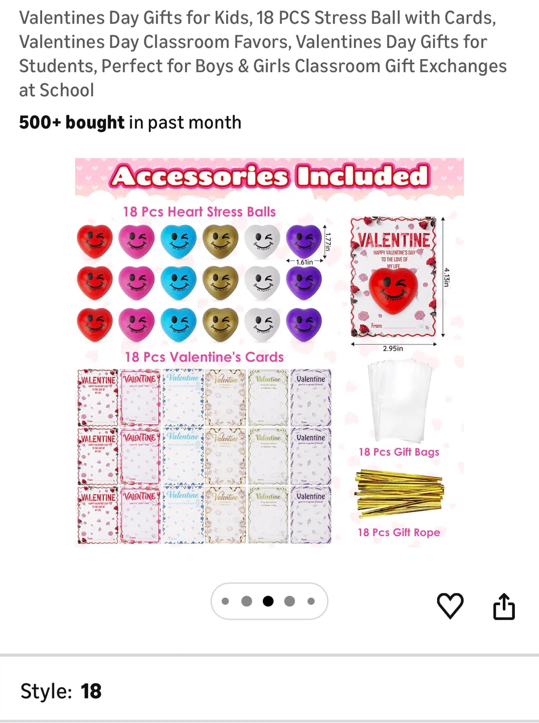 Brand New 18 PCS Valentine's Day Stress Balls and Gift Cards - photo 3