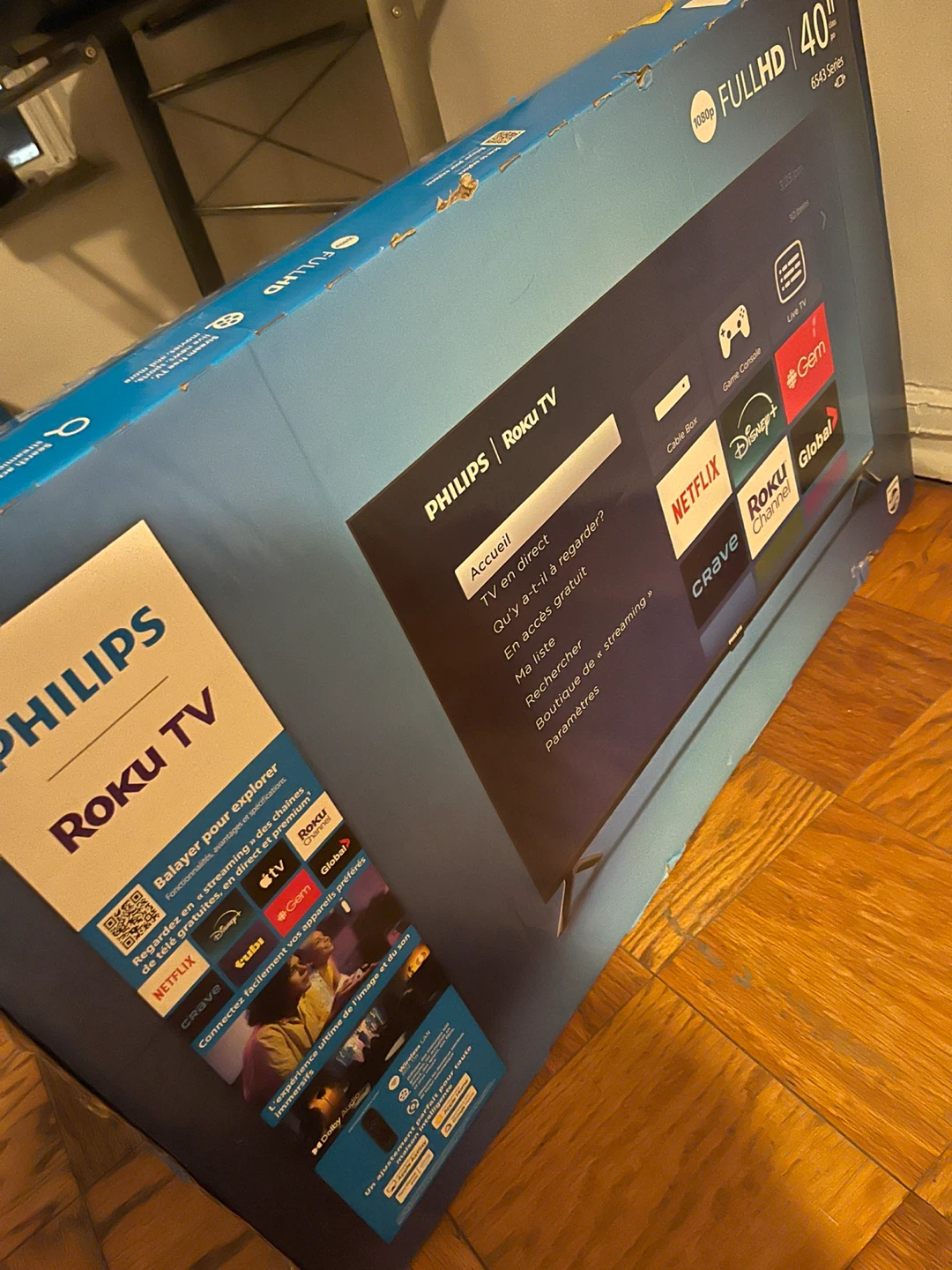 Brand new Philips Roku TV 40" Full HD Smart TV