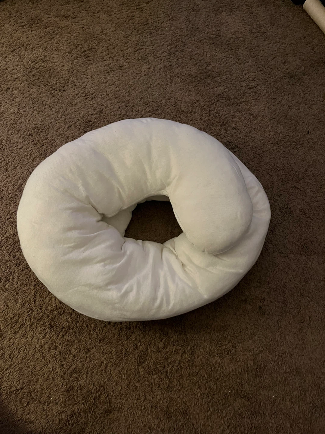 White C-Shaped Pregnancy Pillow - photo 2