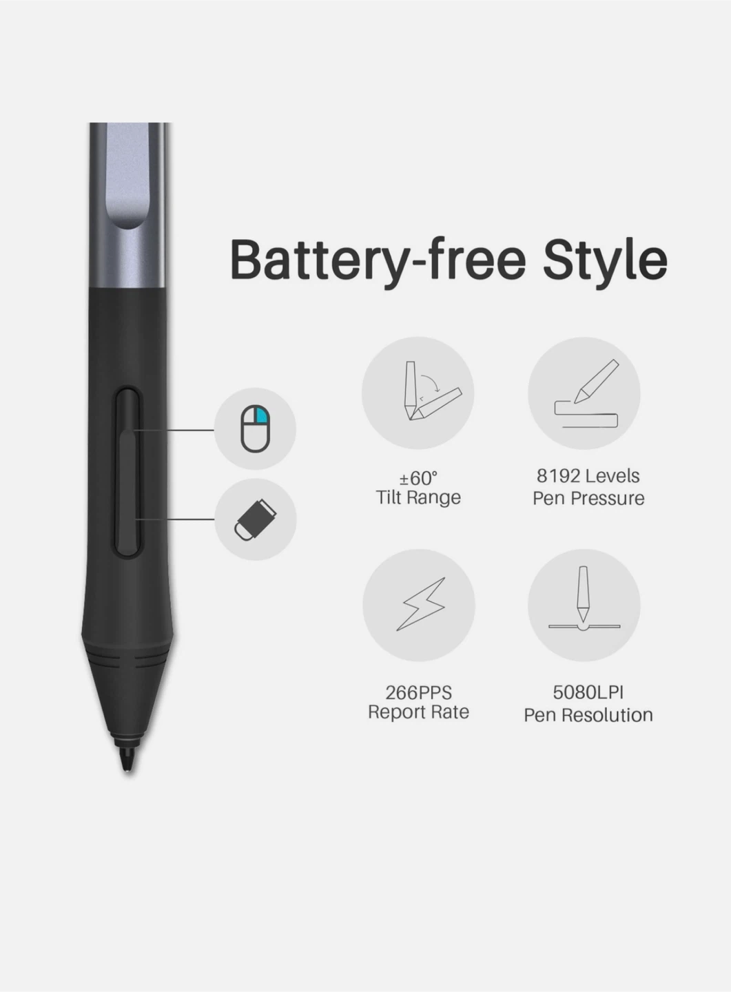 HUION INK H320M Graphics Drawing Tablet + LCD Writing Tablet - photo 3