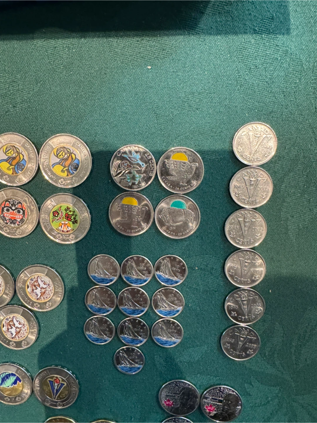 Collection of Canadian Commemorative Dollars and Quarters - photo 4