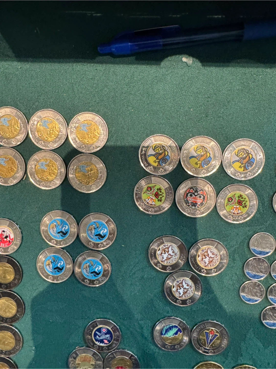 Collection of Canadian Commemorative Dollars and Quarters - photo 5