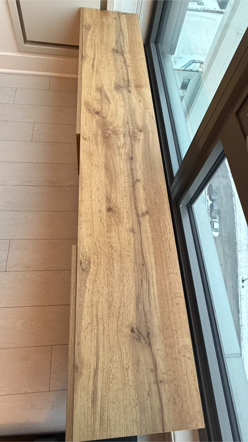 Modern Wood TV Stand with Storage - photo 3