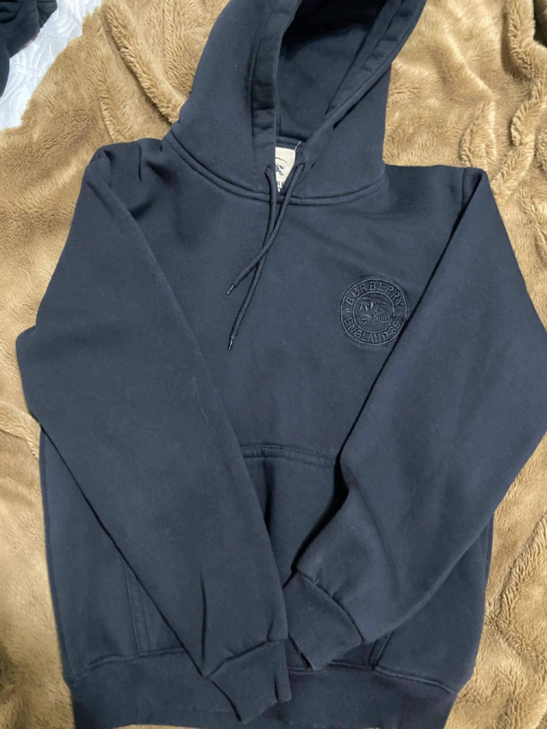 Burberry London Black Hoodie - Size 38