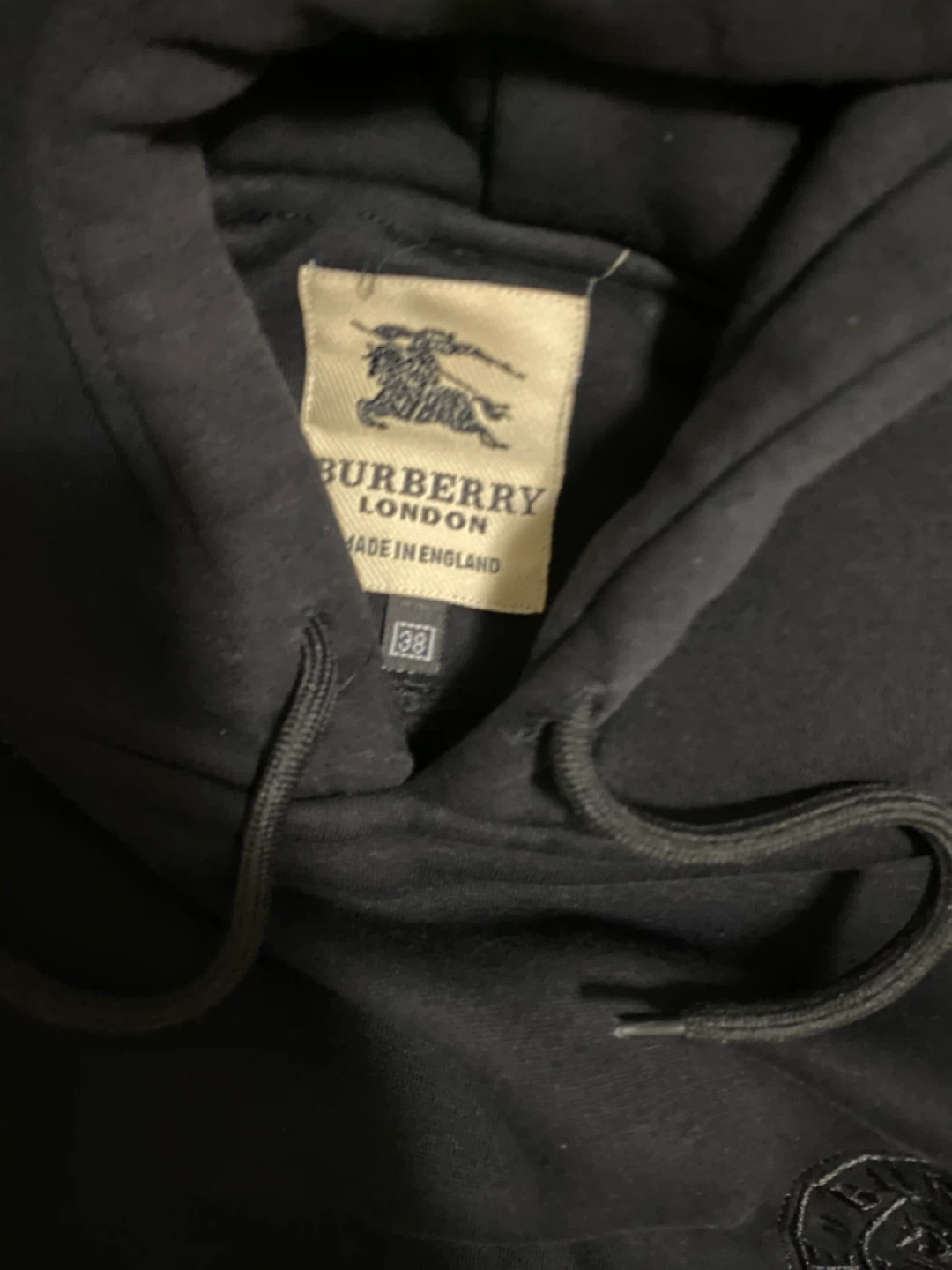 Burberry London Black Hoodie - Size 38 - photo 2