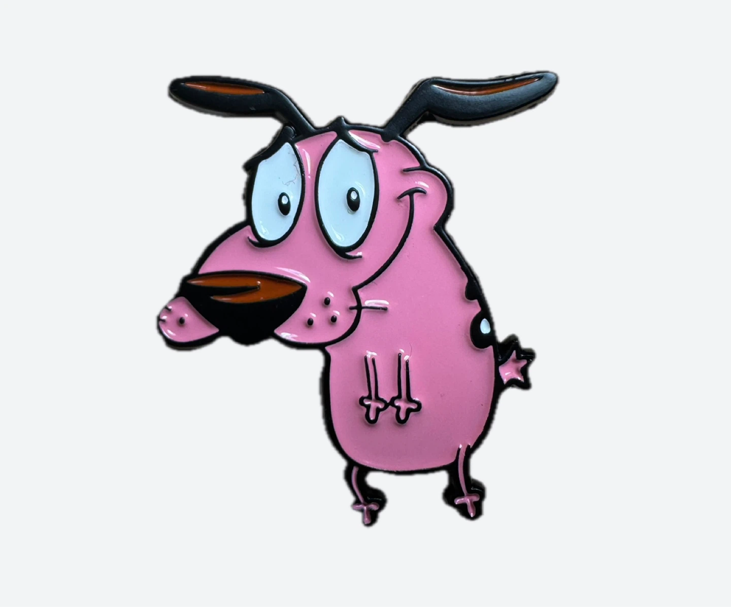 Courage the Cowardly Dog Enamel Pin