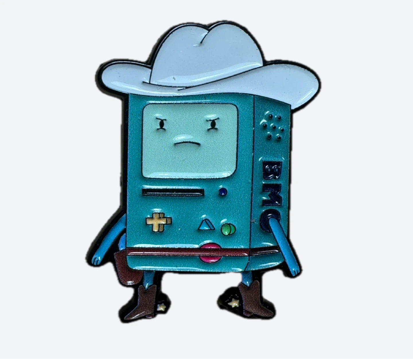 Adventure Times BMO Cowboy Enamel Pin