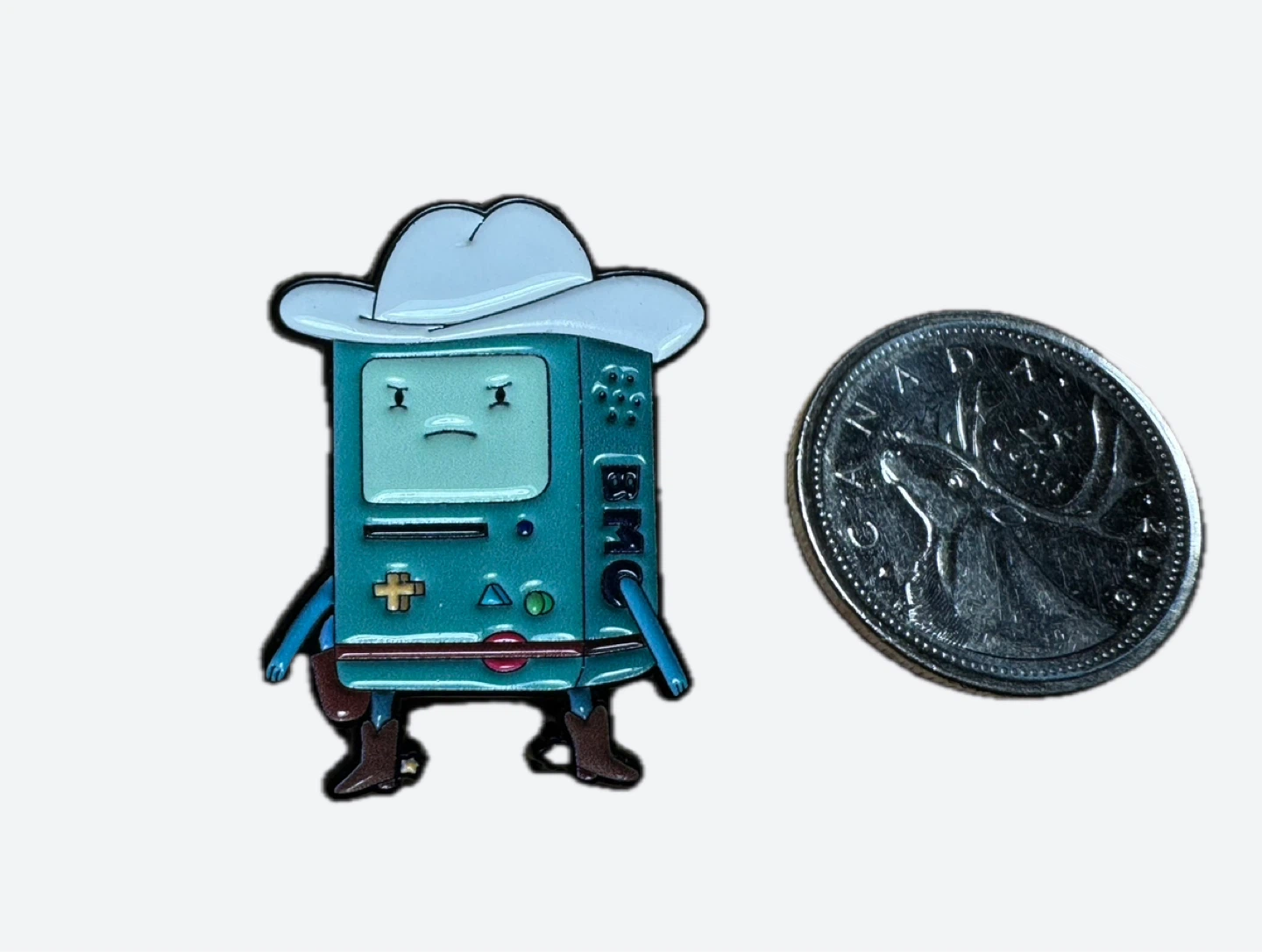 Adventure Times BMO Cowboy Enamel Pin - photo 2