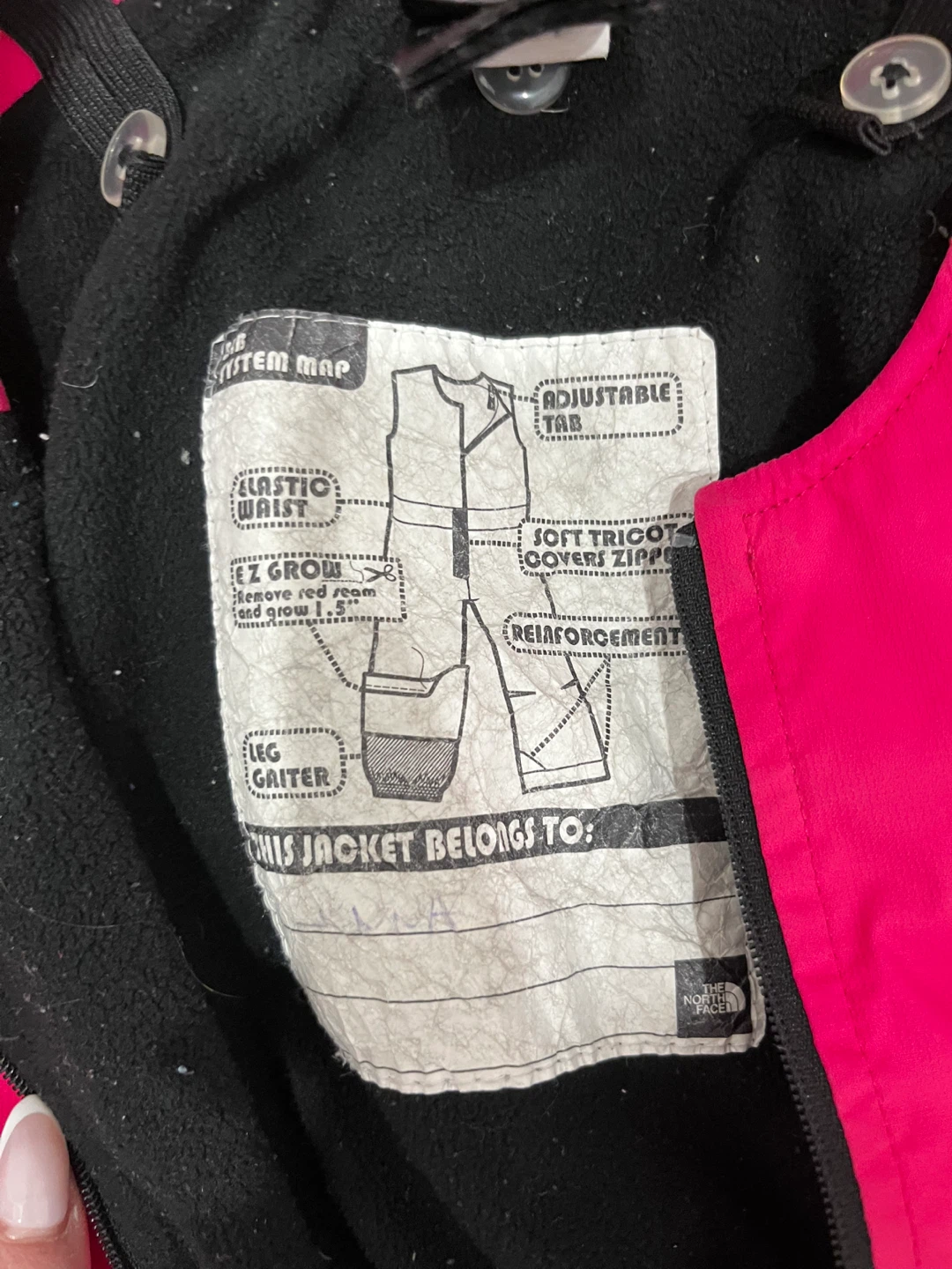 The North Face Toddler Ski Suit - Pink - Size 5/5 - photo 2