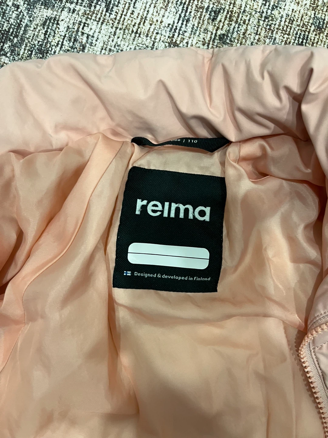 Reima Pink Puffer Winter Jacket - Size 110