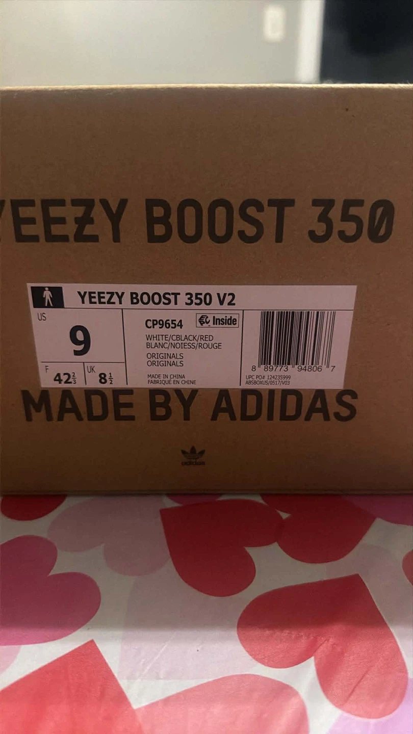 Adidas Yeezy Boost 350 V2 Zebra Size 9