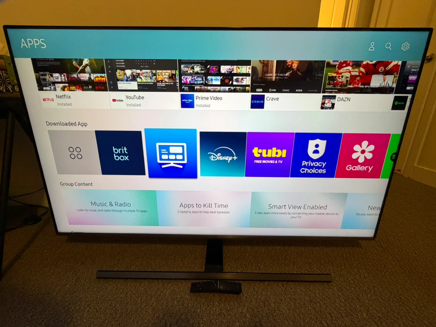 Samsung 55” 4K Smart TV – NU8000 Series (120Hz, HDR)