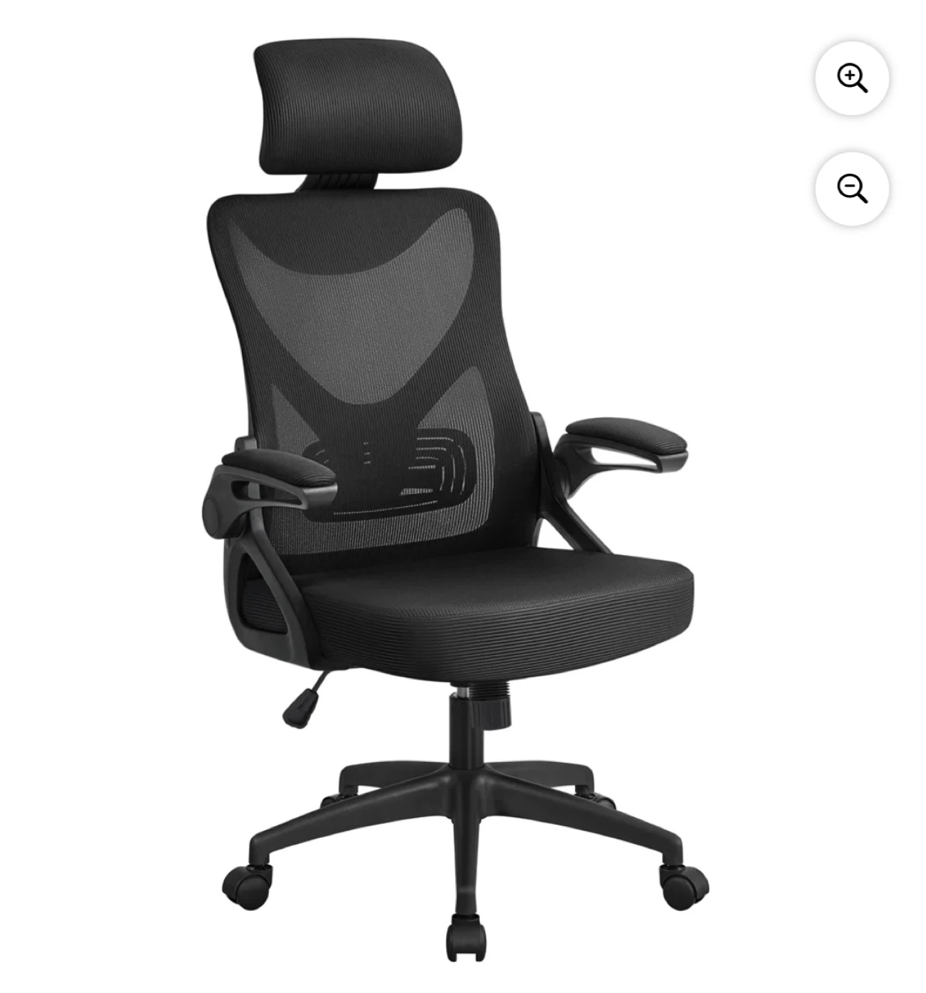 Multifunctional Office Chair - Black Mesh Ergonomic