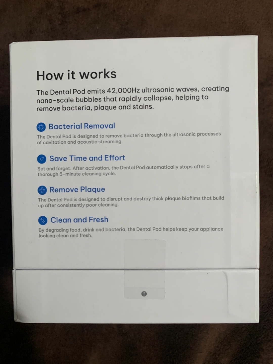 Dental Pod ZIMA Ultrasonic Retainer Oral Appliance Cleaner - photo 3