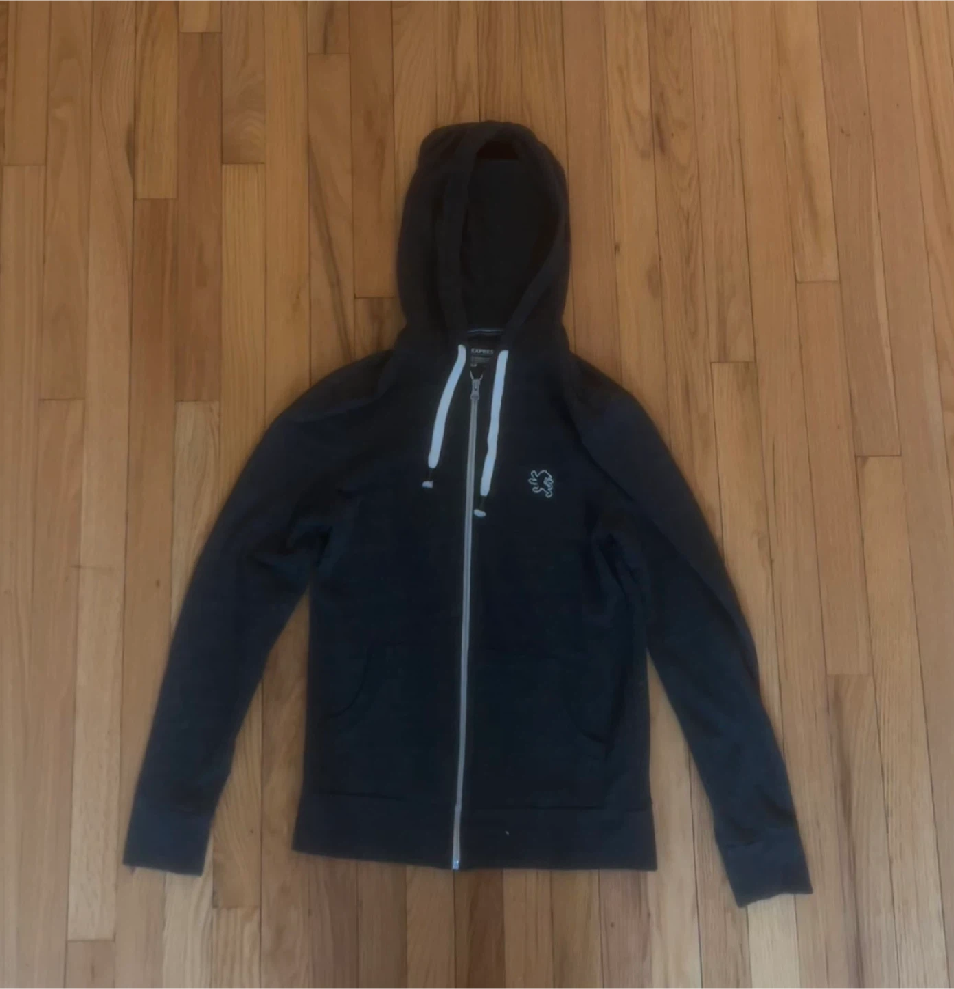 Dark Gray Zip-Up Hoodie - photo 2
