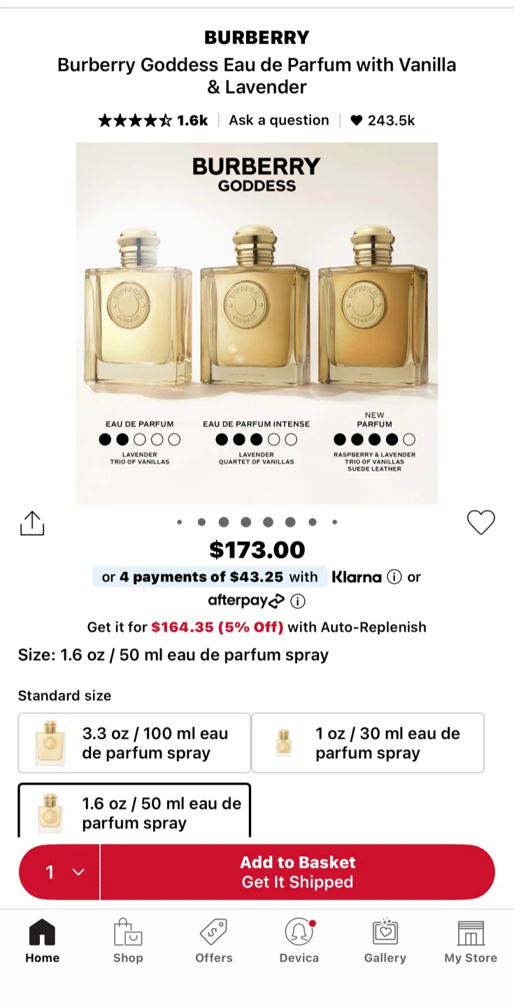 Burberry Goddess Parfum Natural Spray 50ml - photo 2