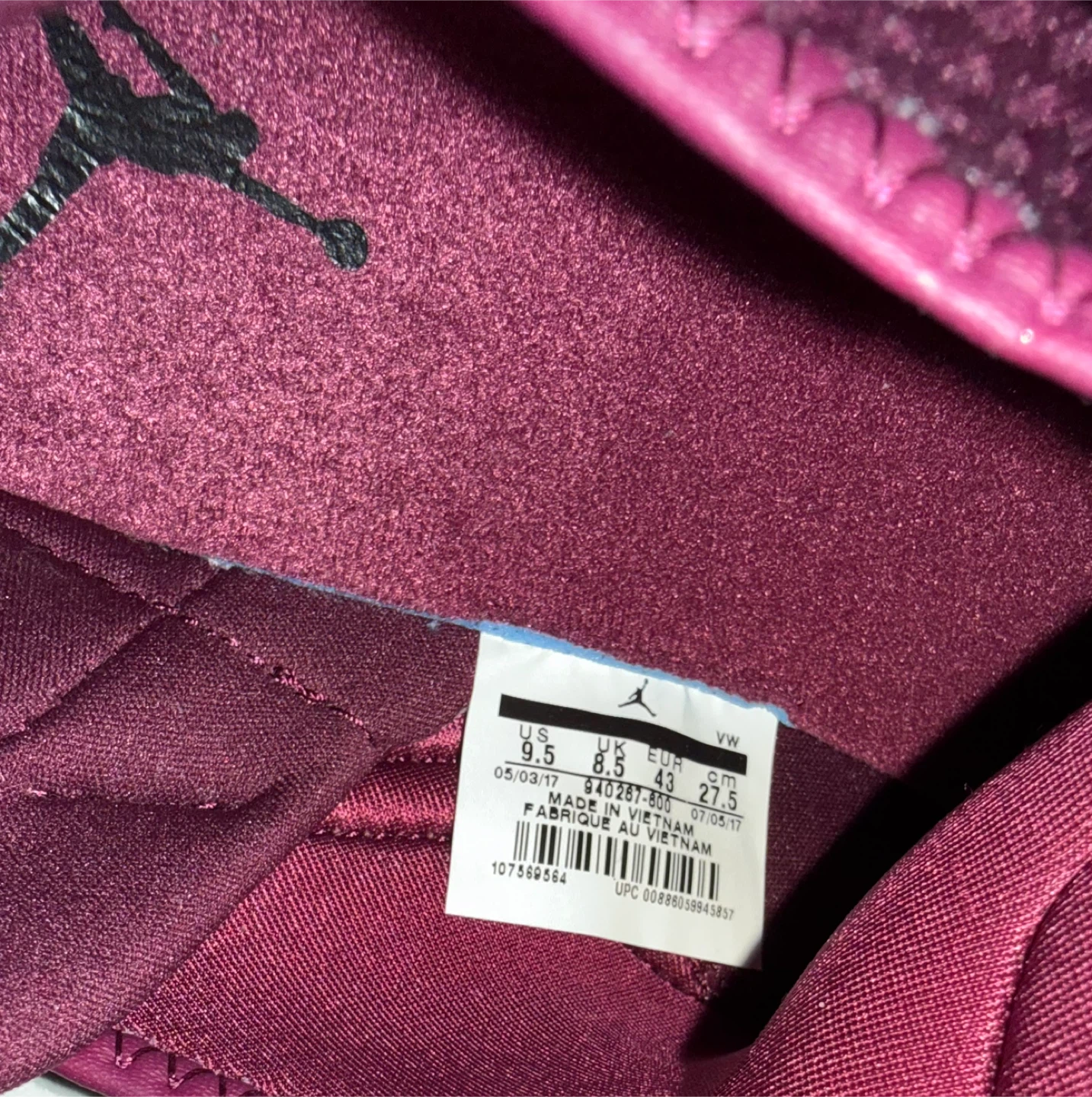 Jordan Casual Shoes - Size US 9.5 Burgundy (Brand new) - photo 4
