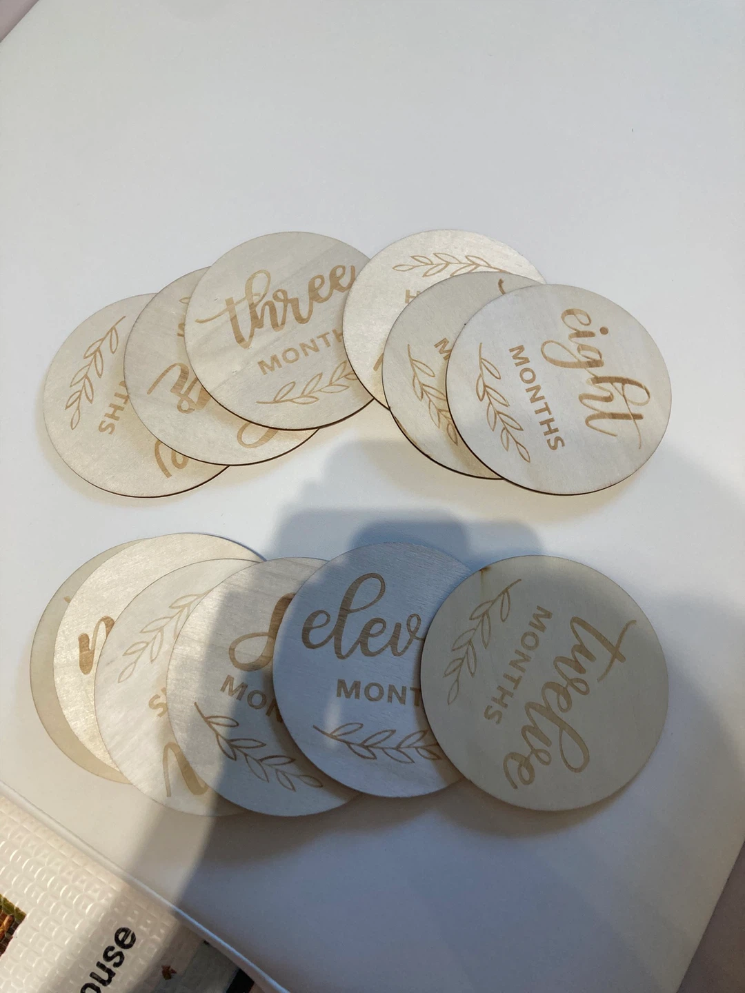 Wooden Baby Milestone Markers
