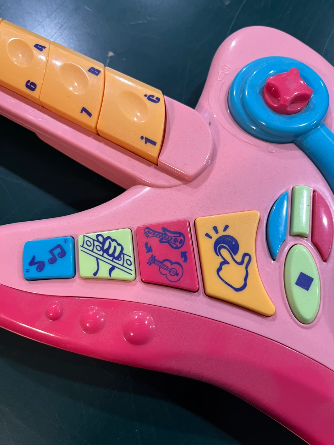 Pink Toy Guitar with Music Buttons - photo 2