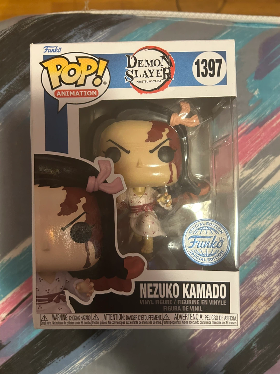 Two Funko Pop! Demon Slayer Nezuko Kamado