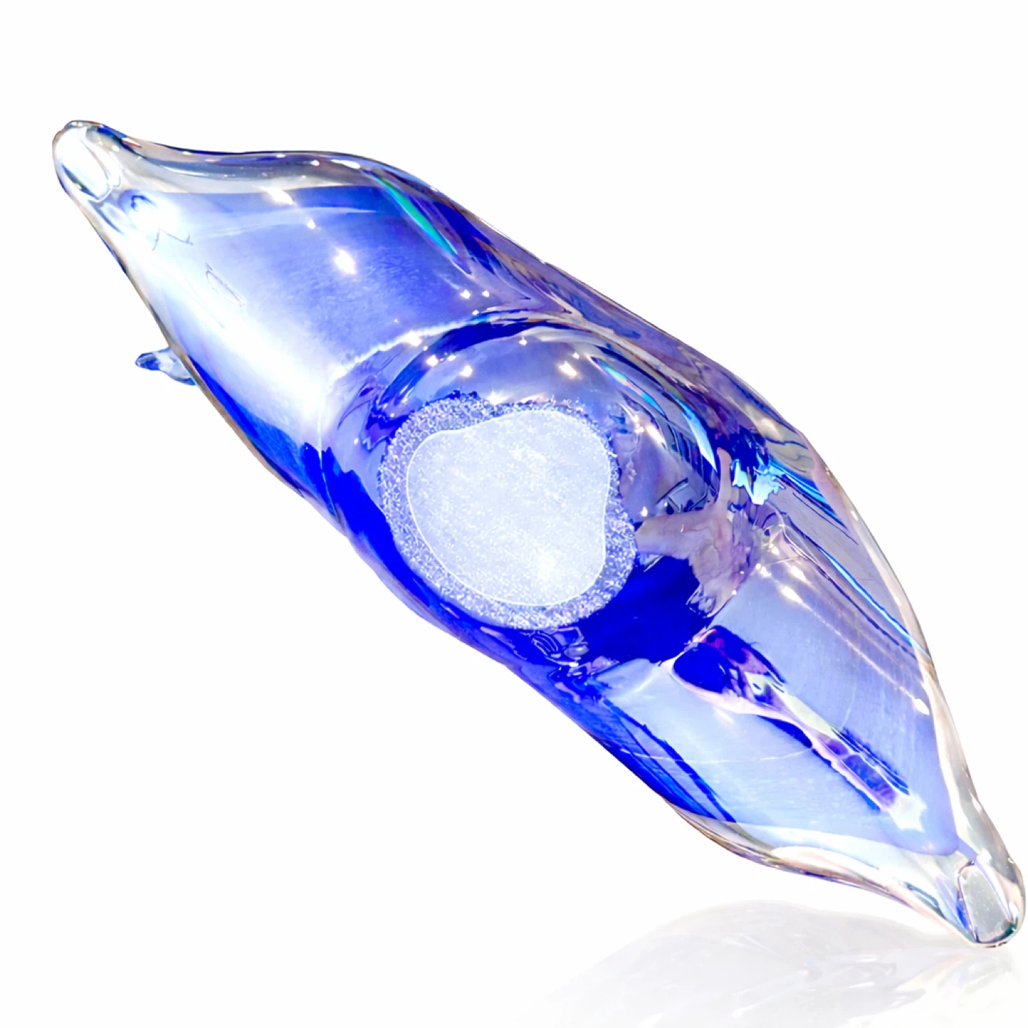Murano Sculptural Cobalt Art Glass Form, Italy, c. 1960s - photo 5