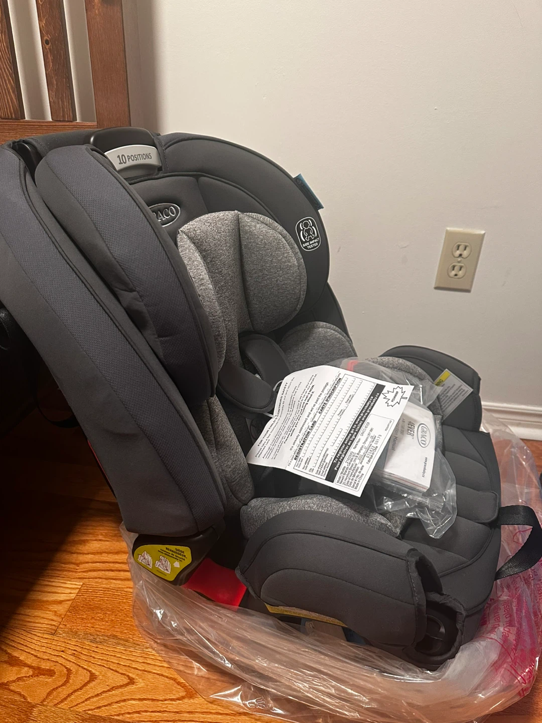 Graco 4Ever 4-in-1 Convertible Car Seat - Gray - photo 3