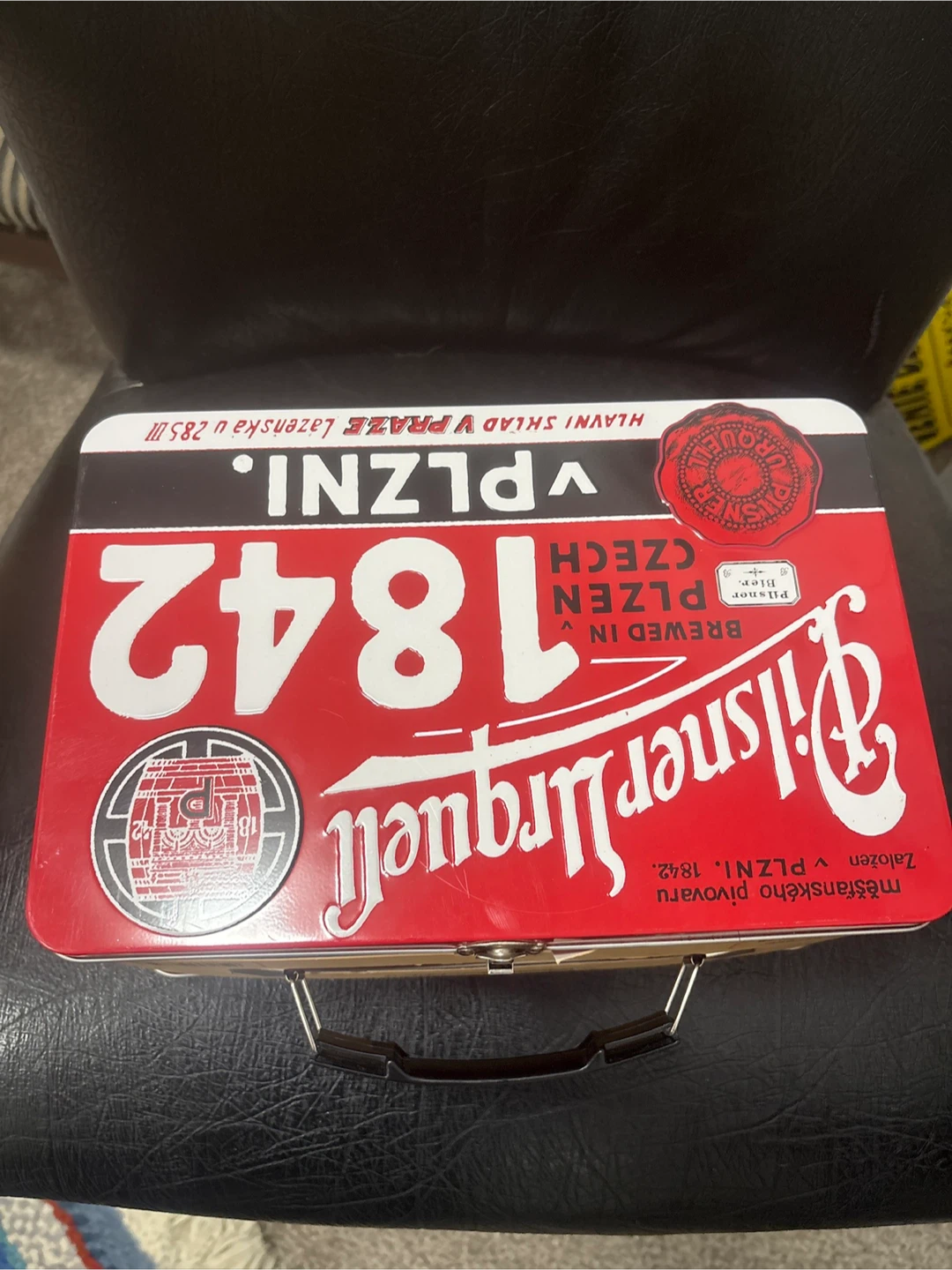 Pilsner Urquell 1842 Tin Lunch Box