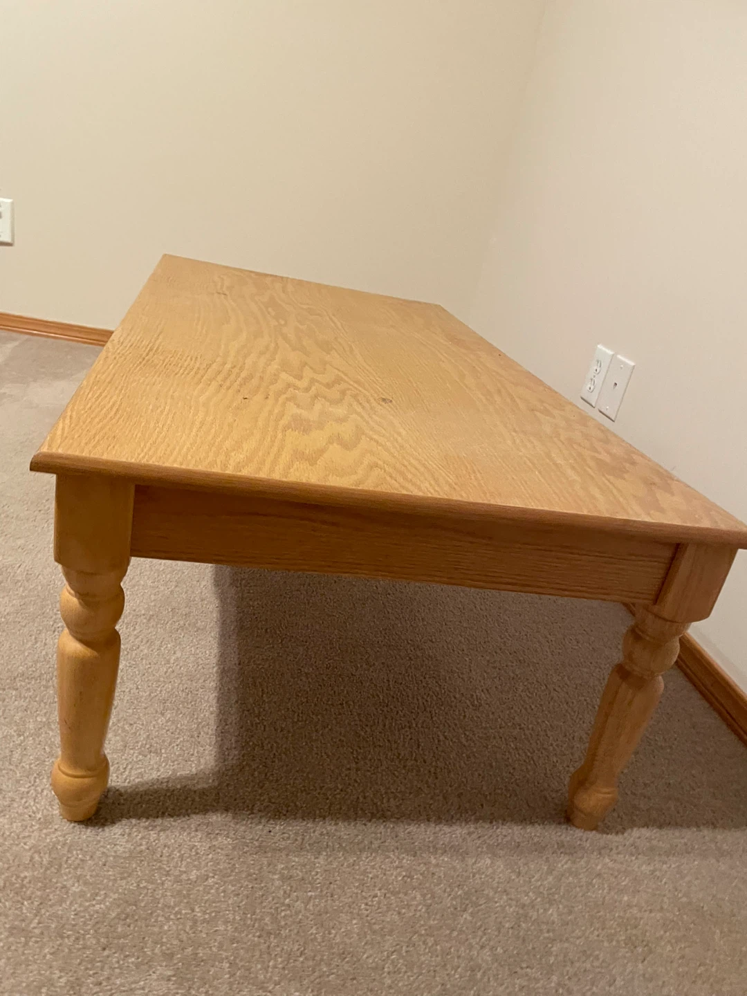 Wooden Coffee Table and matching end tables with Drawer - photo 4