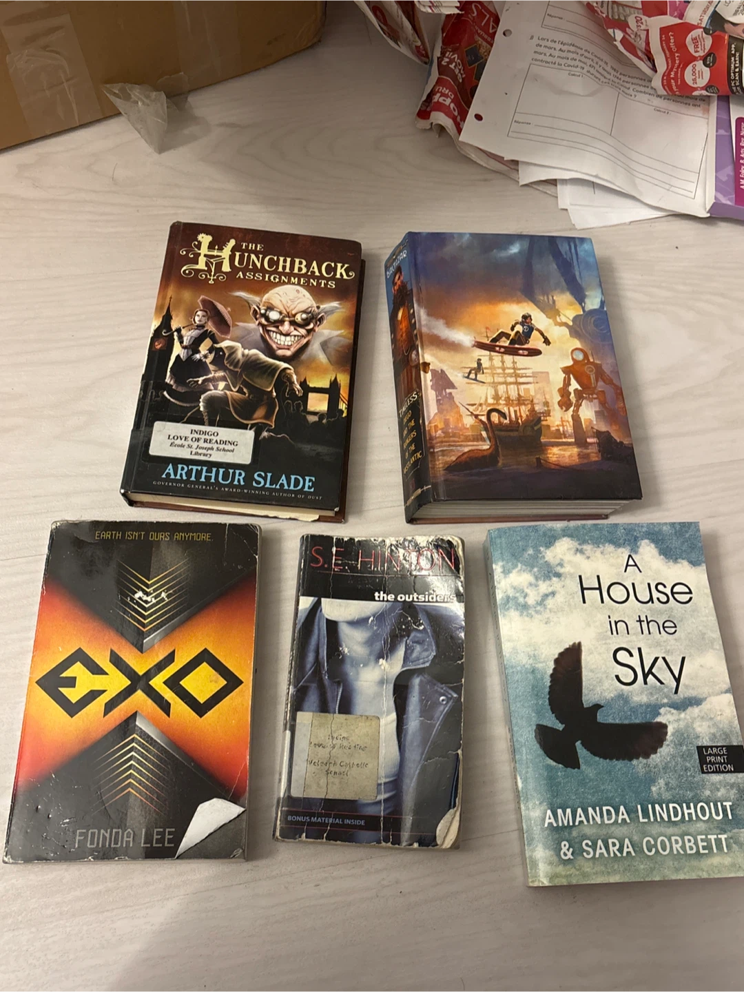5 random books