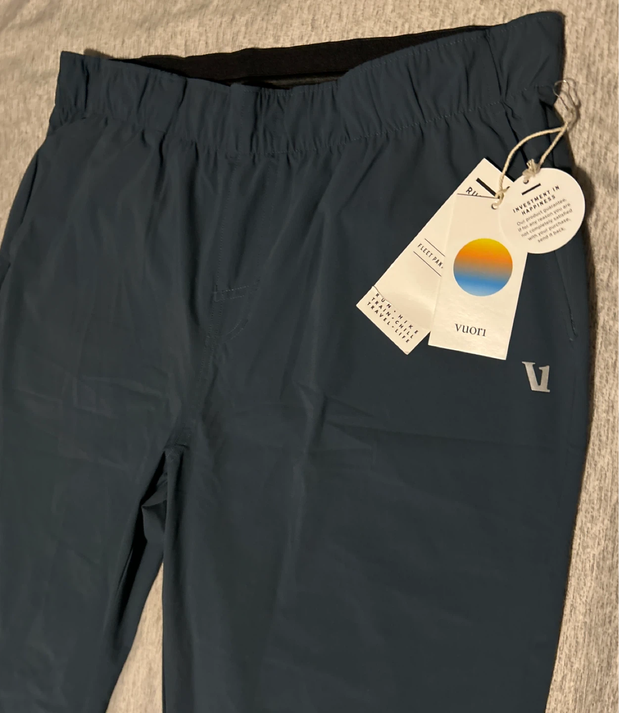 Vuori Men's Aim Track Pants - Teal - photo 2