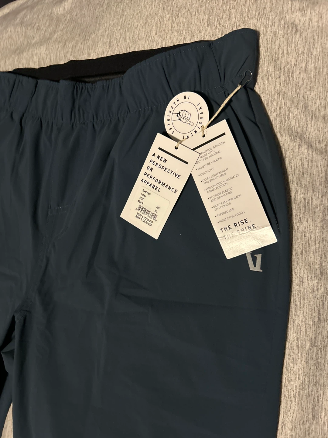 Vuori Men's Aim Track Pants - Teal - photo 3