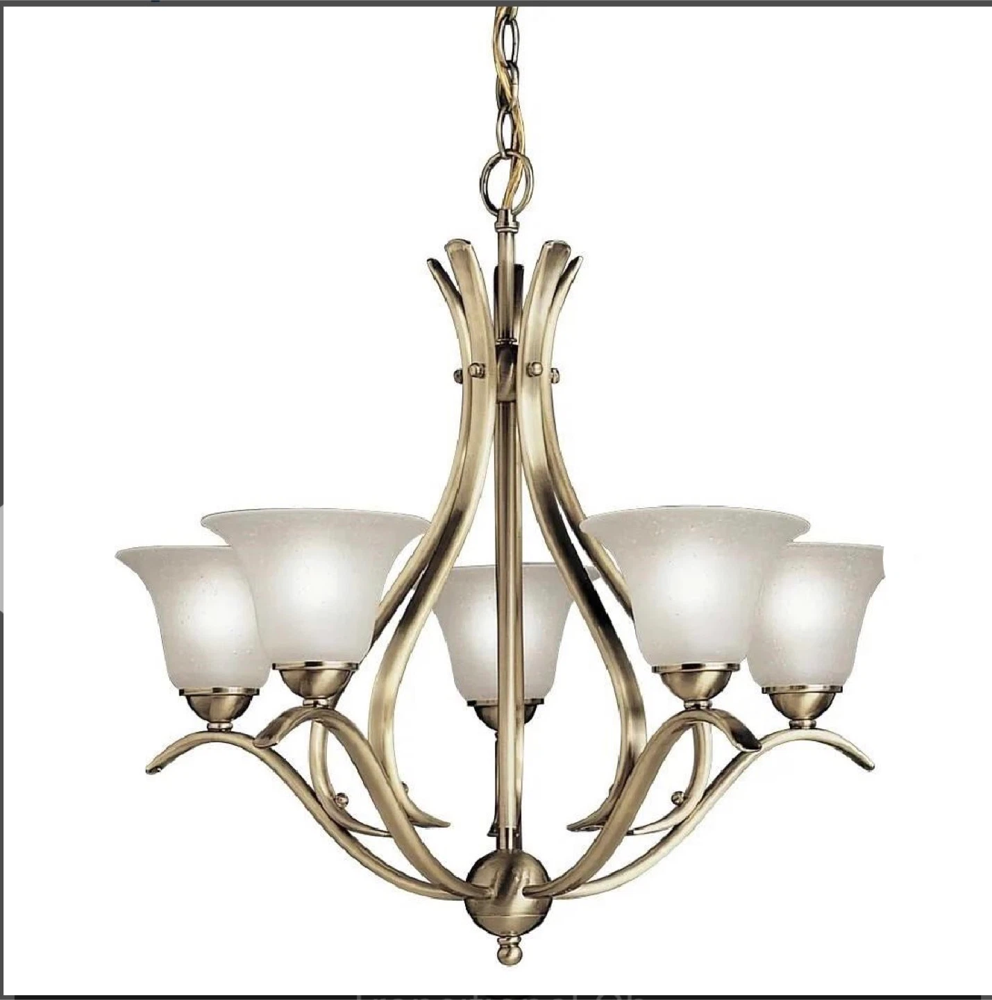 Kichler Dover 5-Light Antique Gold Transitional Ch
