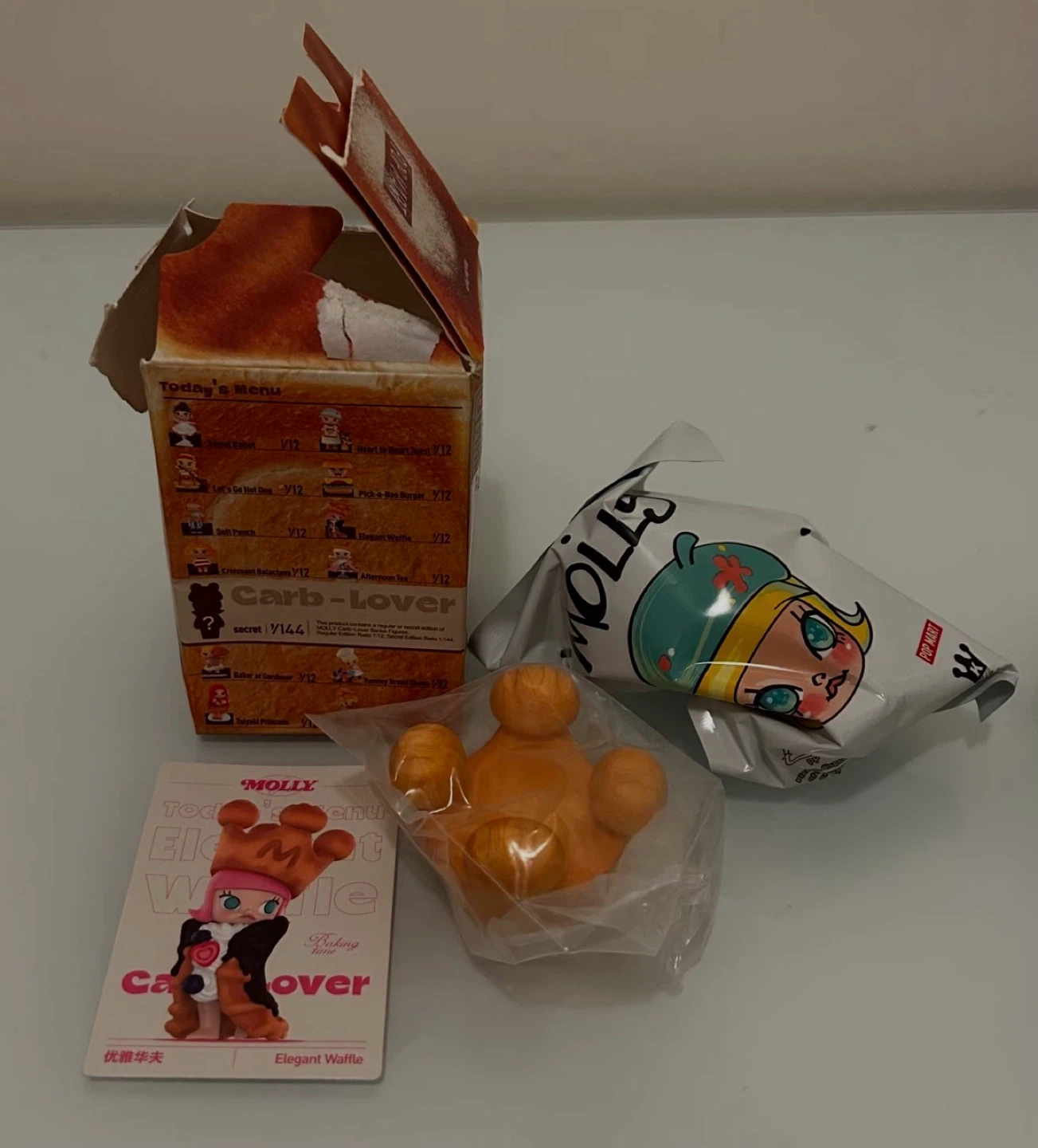 POPMART Molly Carbluver Elegant Waffle Figure
