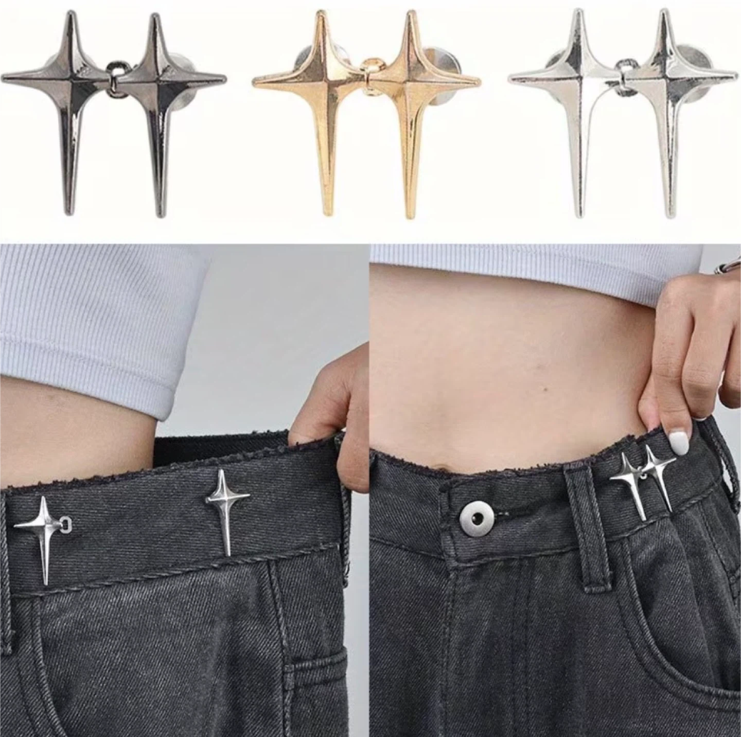 2 pieces of adjustable waist cinch clips - photo 2
