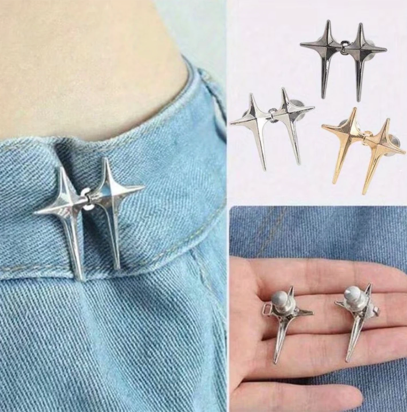 2 pieces of adjustable waist cinch clips - photo 3