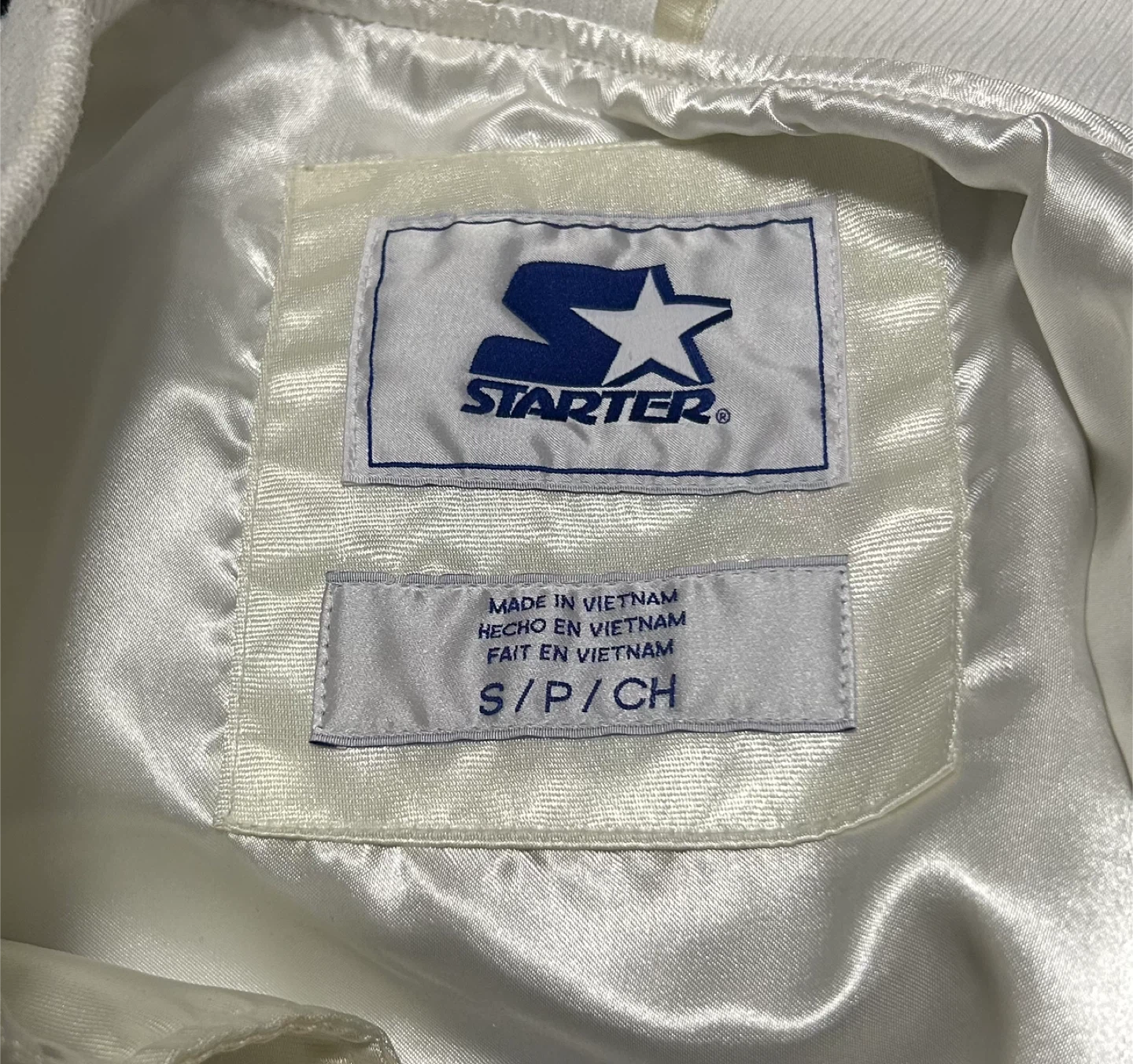 Starter Toronto Raptors Satin Bomber Jacket - S/P - photo 2