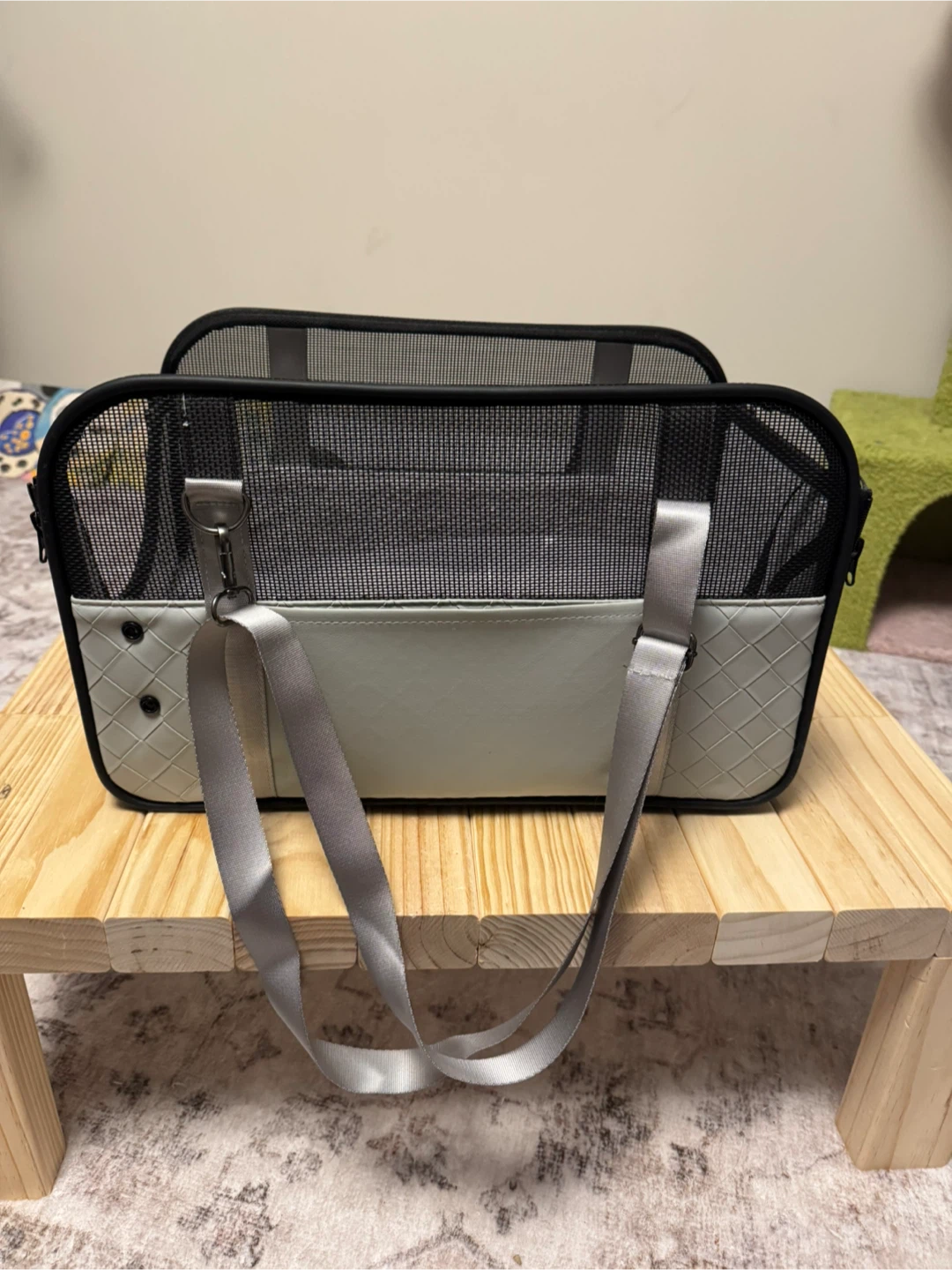 Grey Pet Car seat