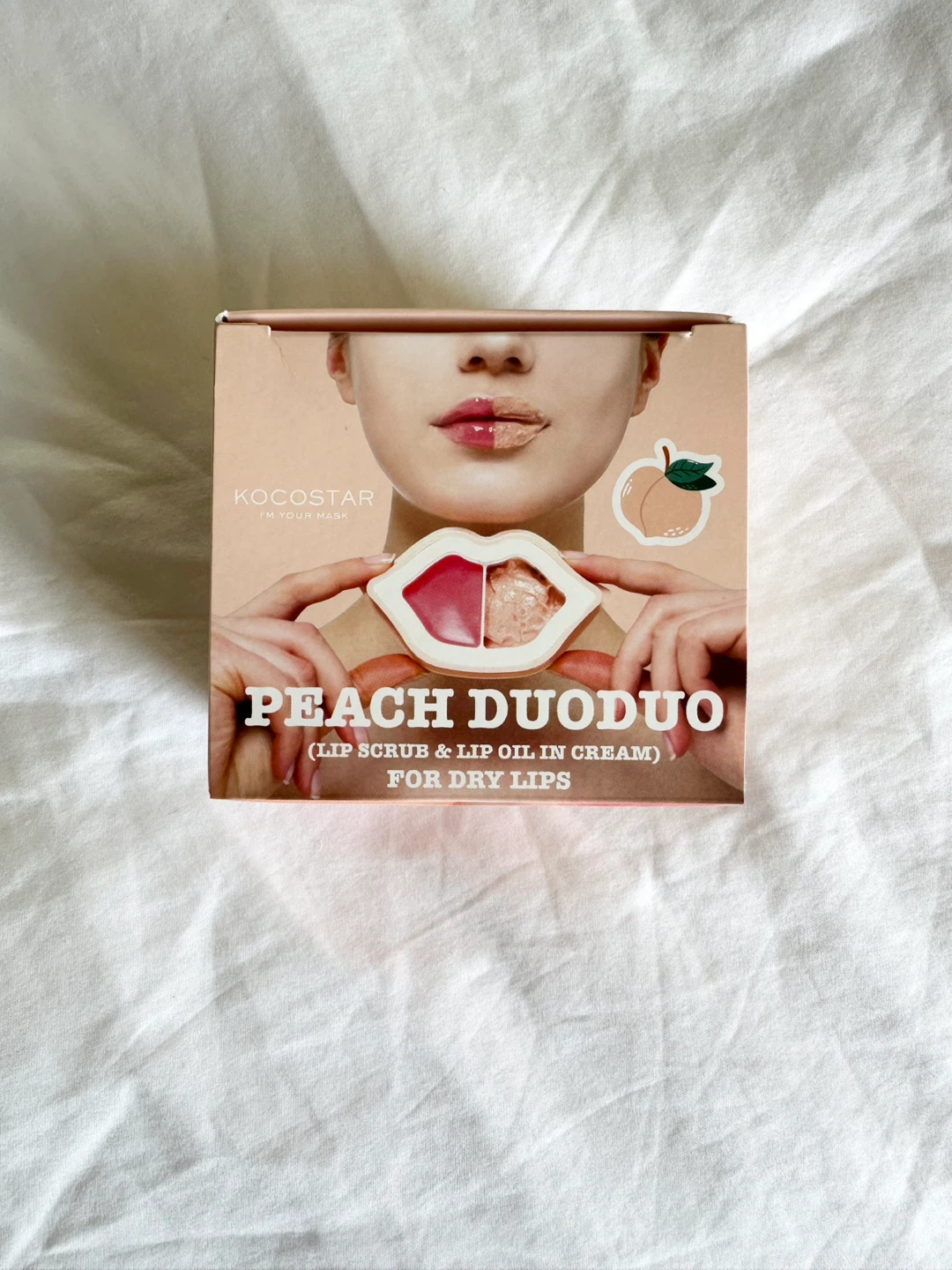 🆕 KOCOSTAR Peach Duoduo Korean Lip Scrub & Lip Oil