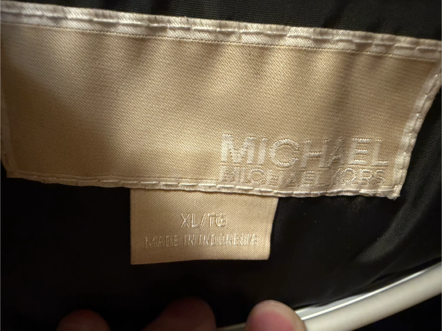 Michael Michael Kors Black Puffer Coat with Fur Trim - XL - photo 3