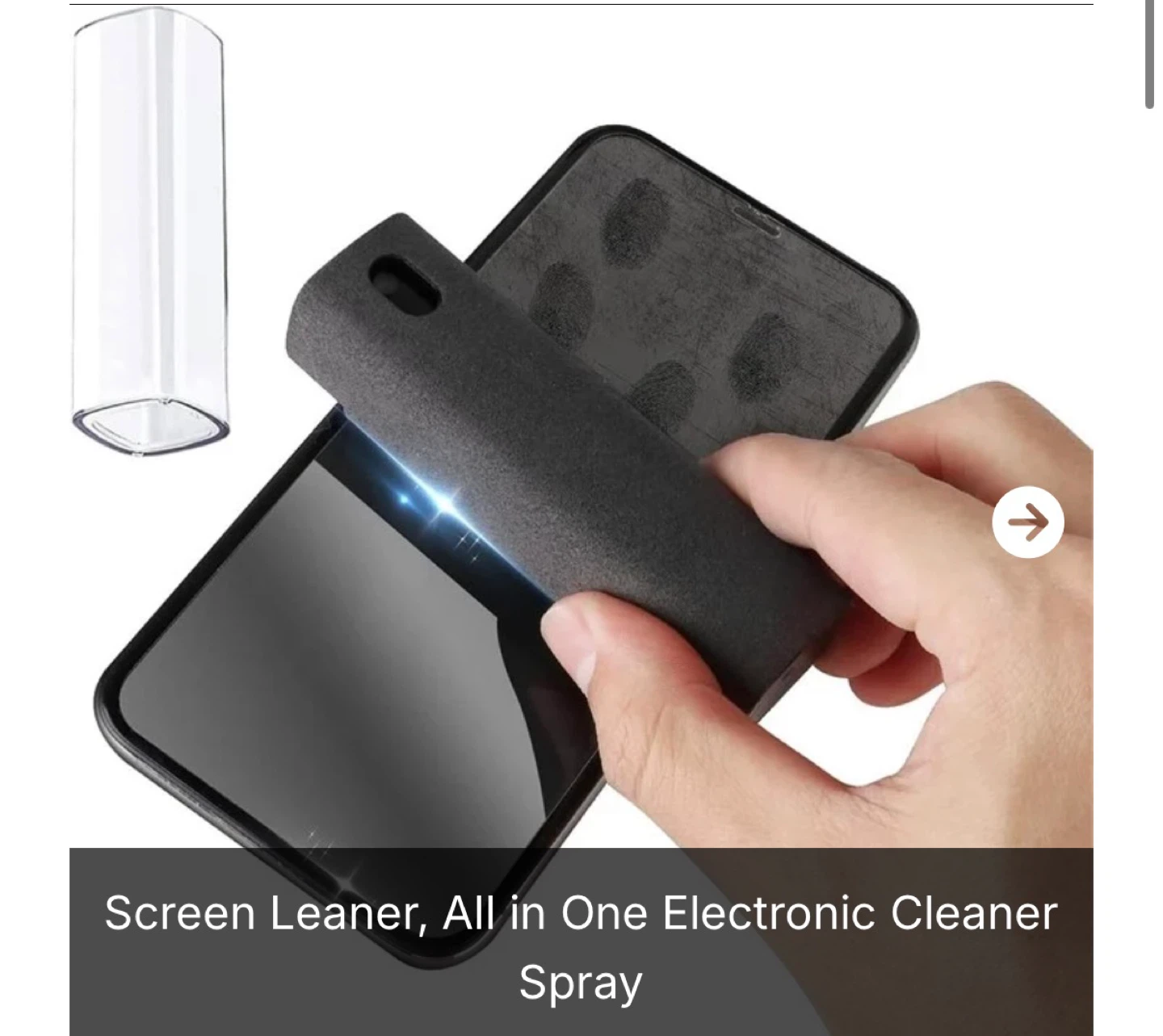 All-in-One Electronic Screen Cleaner Spray