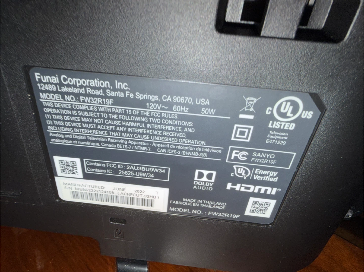 Sanyo Roku TV 32 inch - photo 3