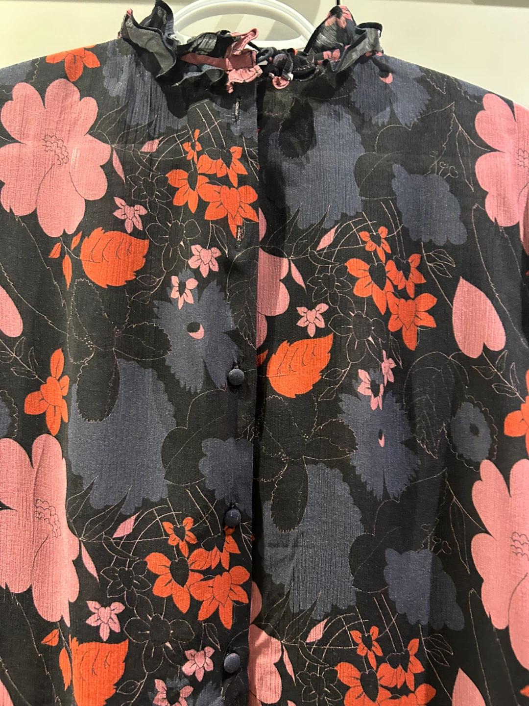 Jillian Floral Smocked Neck Blouse - photo 5